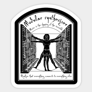 Modular Synth Player Sticker